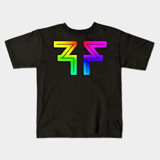 Classic FF Logo - Rainbow Kids T-Shirt